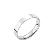 Par de Alianças de Namoro Prata 925 Lume 5 mm