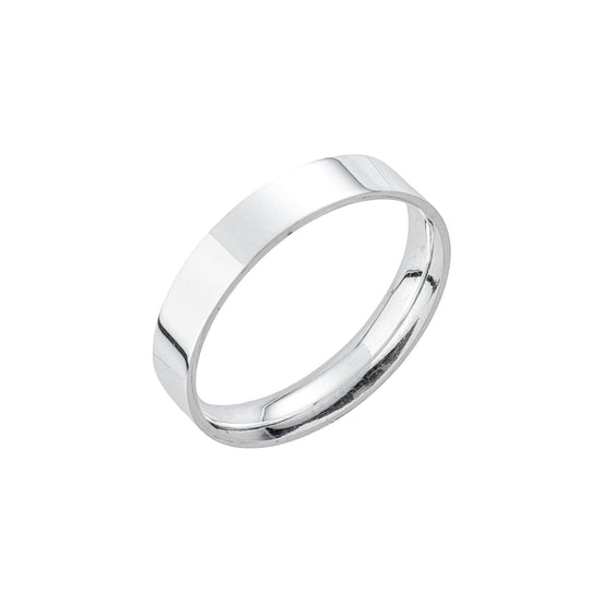 Par de Alianças de Namoro Prata 925 Lume 5 mm