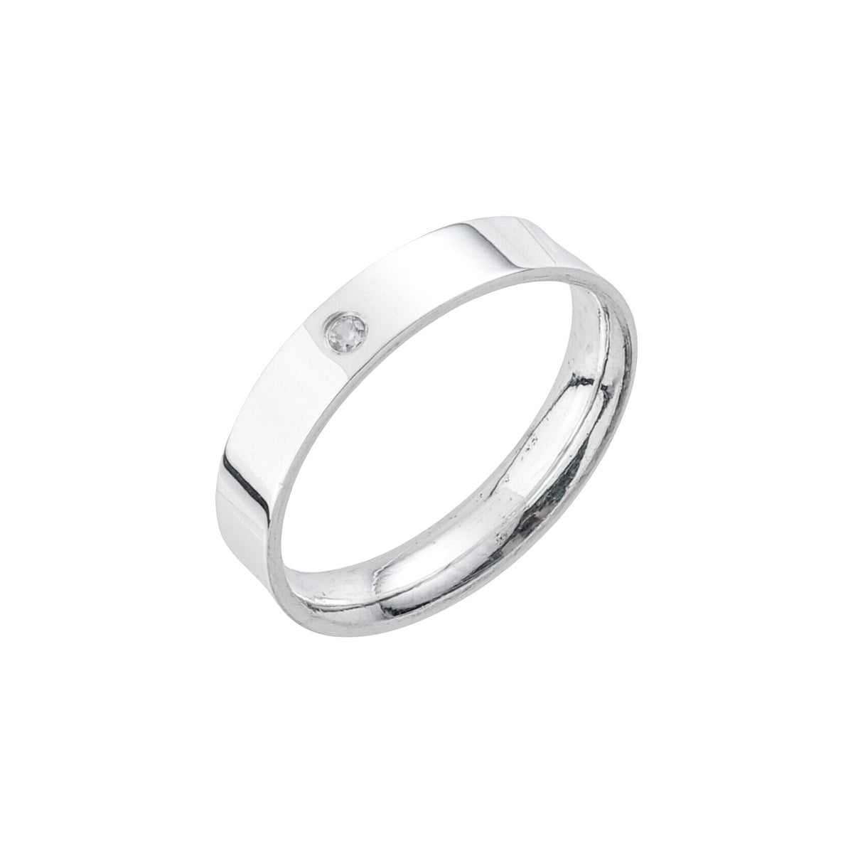 Par de Alianças de Namoro Prata 925 Lume 5 mm