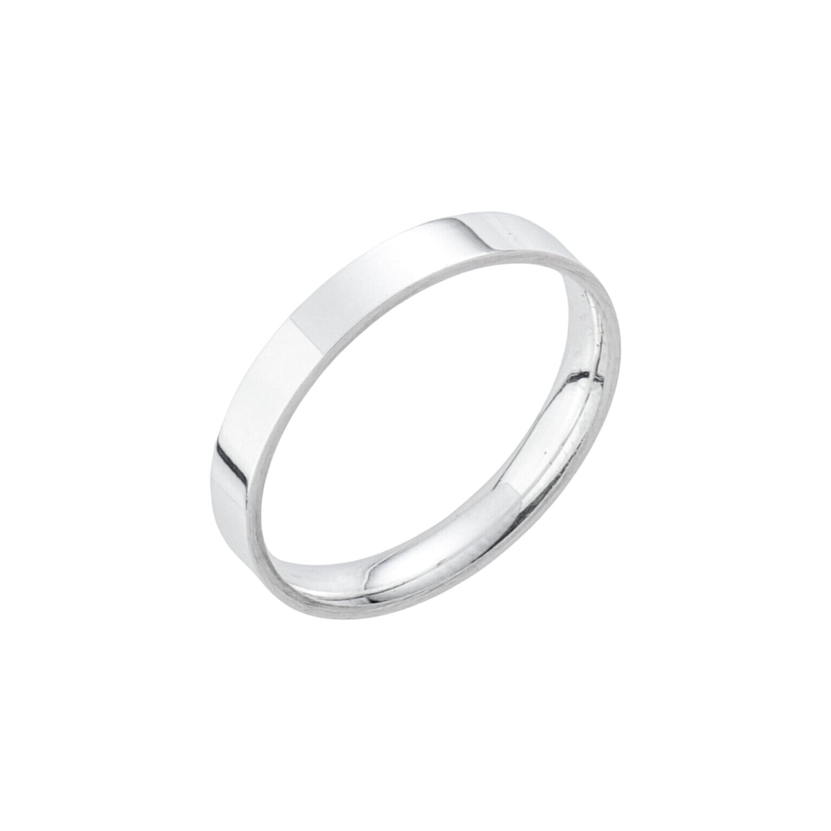 Par de Alianças de Namoro em Prata 925 — Lume 4 mm