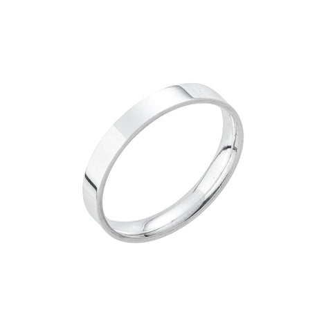 Par de Alianças de Namoro em Prata 925 — Lume 4 mm